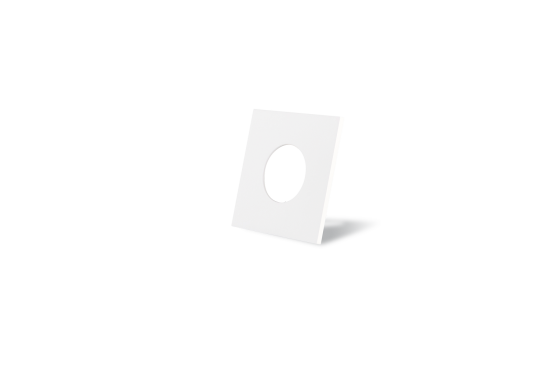 Dotlux 3431 Zierring für MULTI und MULTIsun eckig weiss matt