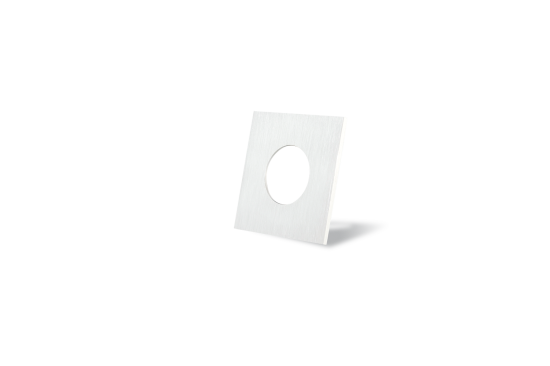 Dotlux 3437 Zierring für MULTI und MULTIsun eckig aluminium gebürstet