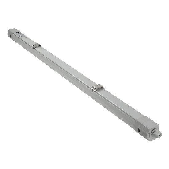 e2 LED Feuchtraum-Wannenleuchte 113cm Pro M 36W neutralweiss 4000K IP65 Grau