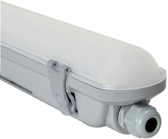 e2 LED Feuchtraum-Wannenleuchte 120cm Multi M 36W neutralweiss 4000K IP65 Grau