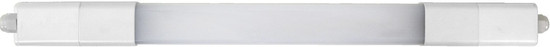 e2 LED Feuchtraum-Lichtleiste 59,5cm Plus S 18W neutralweiss 4000K IP65 Weiß