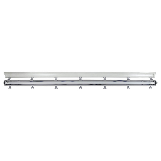 e2 LED Feuchtraum-Wannenleuchte T8 G13 158cm Classic L 24W neutralweiss 4000K IP65 Grau