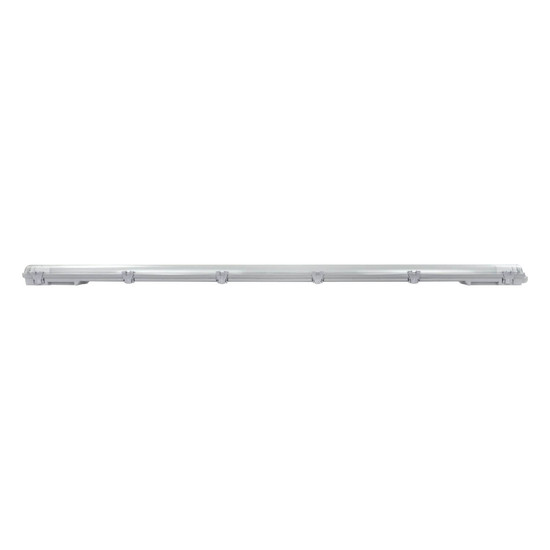 e2 LED Feuchtraum-Wannenleuchte T8 G13 128cm Classic M 2x 18W neutralweiss 4000K IP65 Grau