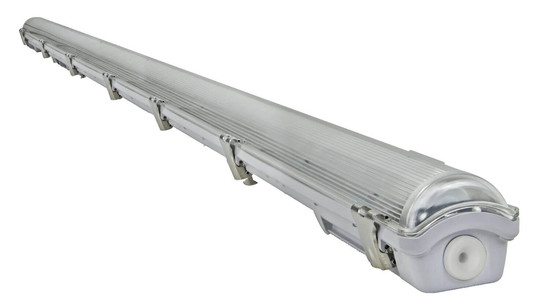 e2 Feuchtraum-Wannenleuchte T8 G13 158cm Classic Farm L IP69 Grau