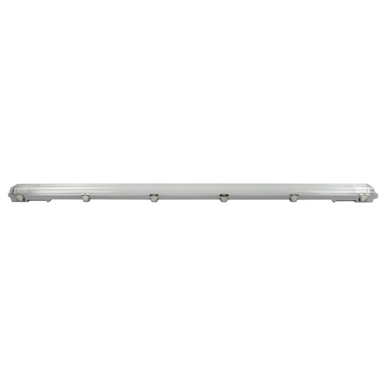 e2 LED Feuchtraum-Wannenleuchte T8 G13 128cm Classic-Power M 2x 18W neutralweiss 4000K IP65 Grau