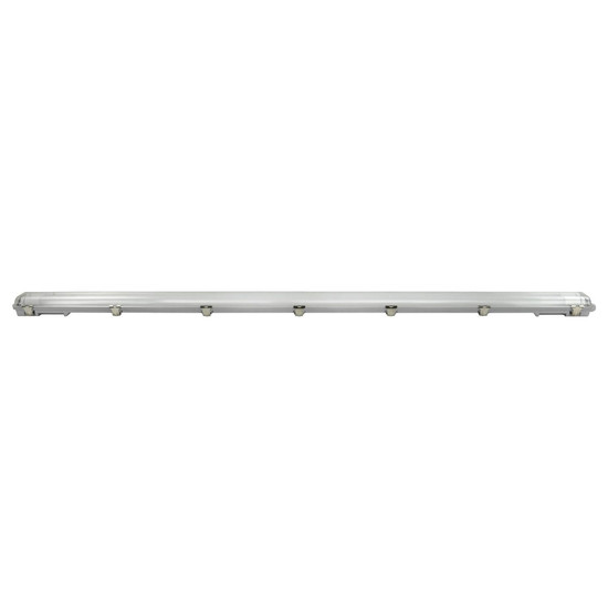e2 LED Feuchtraum-Wannenleuchte T8 G13 158cm Classic-Power L 2x 24W neutralweiss 4000K IP65 Grau