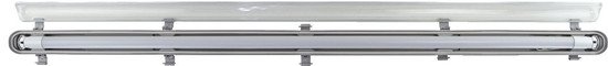 e2 LED Feuchtraum-Wannenleuchte T8 G13 128,5cm Basic M 18W neutralweiss 4000K IP65 Grau