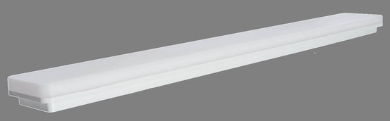 e2 LED Anbauleuchte, Deckenleuchte White Long M 36W CCT warm-/neutral-/tageslichtweiss 3000K/4000K/6000K IP54 Weiß 120cm