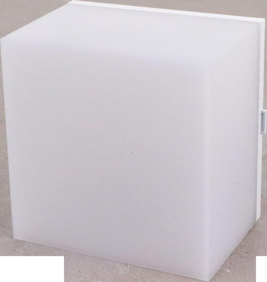 e2 LED Anbauleuchte, Deckenleuchte i-ART 100 4W CCT warm-/neutral-/tageslichtweiss 3000K/4000K/6000K IP65 Weiß 10x10cm
