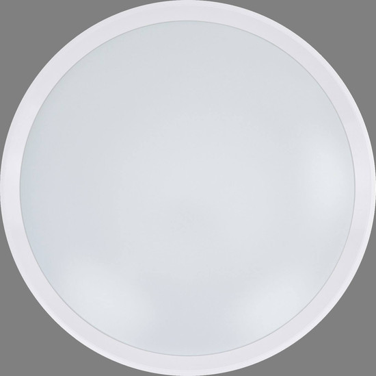 e2 LED Anbauleuchte, Deckenleuchte Moon R482 70W CCT warm-/tageslichtweiss 3000-6500K dimmbar Fernbedienung IP44 Weiß Ø48cm