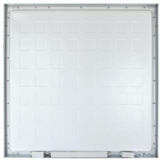 e2 LED Anbaupanel, Deckenleuchte Ebro 36W CCT warm-/neutral-/tageslichtweiss 3000K/4000K/6500K Weiß Aluminium 64x64cm