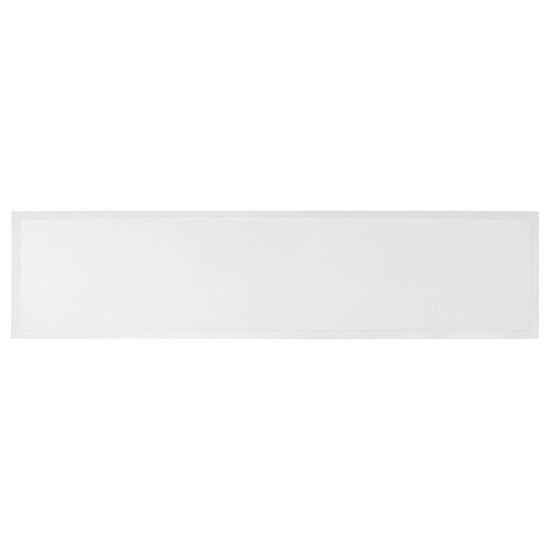 e2 LED Anbaupanel, Deckenleuchte Alva 36W CCT warm-/neutral-/tageslichtweiss 3000K/4000K/6500K Fernbedienung Weiß Stahl 119,5x29,5cm
