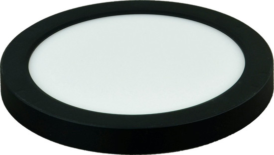 e2 LED Anbaupanel, Deckenleuchte Space R170 12W CCT warm-/neutral-/tageslichtweiss 3000K/4000K/6500K Schwarz Ø17cm