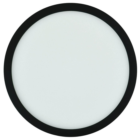 e2 LED Anbaupanel, Deckenleuchte Space R300 24W CCT warm-/neutral-/tageslichtweiss 3000K/4000K/6500K Schwarz Ø30cm