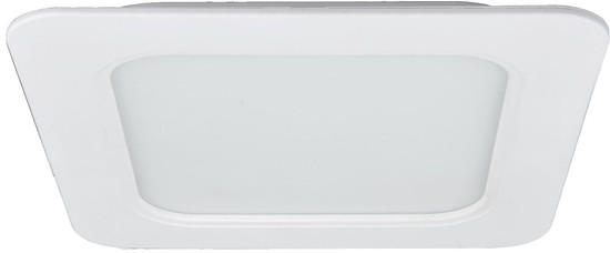 e2 LED Einbaupanel, Deckeneinbauleuchte Style Q 145 9W CCT warm-/neutral-/tageslichtweiss 3000K/4000K/6000K Weiß 14,5x14,5cm