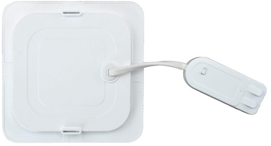 e2 LED Einbaupanel, Deckeneinbauleuchte Style Q 145 9W CCT warm-/neutral-/tageslichtweiss 3000K/4000K/6000K Weiß 14,5x14,5cm