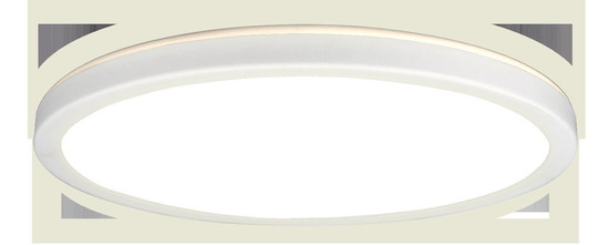 e2 LED Anbaupanel, Deckenleuchte Twice up&down R420 24W warmweiss 3000K Weiß Ø42cm
