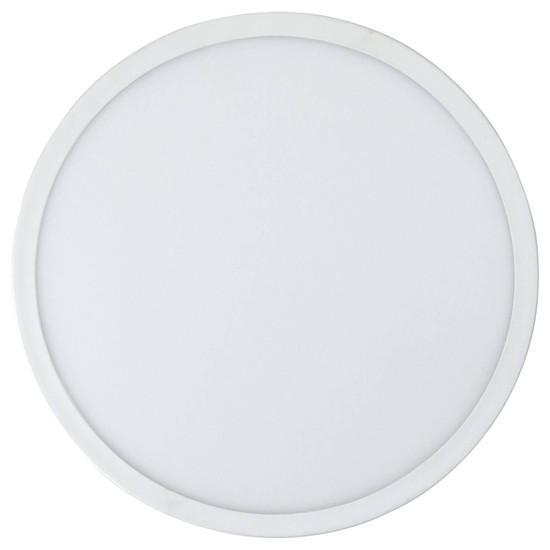 e2 LED Anbaupanel, Deckenleuchte Twice R420 24W CCT warm-/tageslichtweiss 3000-6000K dimmbar RGB IP54 Weiß Ø42cm