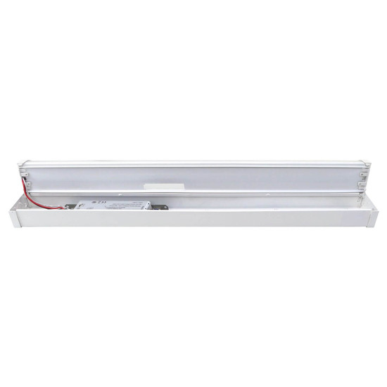 e2 LED Lichtleiste, Unterbauleuchte Fold S 18W CCT warm-/neutral-/tageslichtweiss 3000K/4000K/6500K Weiß Stahl 60cm