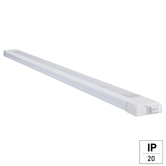 e2 LED Lichtleiste, Unterbauleuchte Dainty S 8W neutralweiss 4000K Weiß 60cm