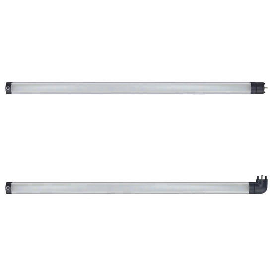 e2 LED Lichtleiste, Unterbauleuchte Link XS 5,2W neutralweiss 4000K Aluminium 47x2,5cm