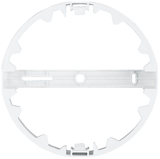 e2 Aufbaurahmen für Einbaupanel Style R 170 rund Weiß Ø17cm