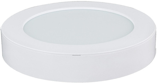 e2 Aufbaurahmen für Einbaupanel Style R 170 rund Weiß Ø17cm