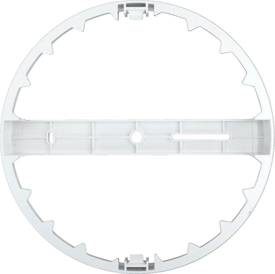e2 Aufbaurahmen für Einbaupanel Style R 225 rund Weiß Ø22,5cm