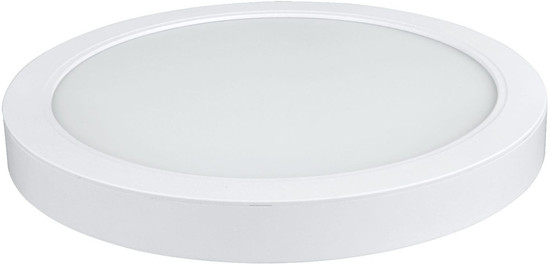 e2 Aufbaurahmen für Einbaupanel Style R 300 rund Weiß Ø30cm
