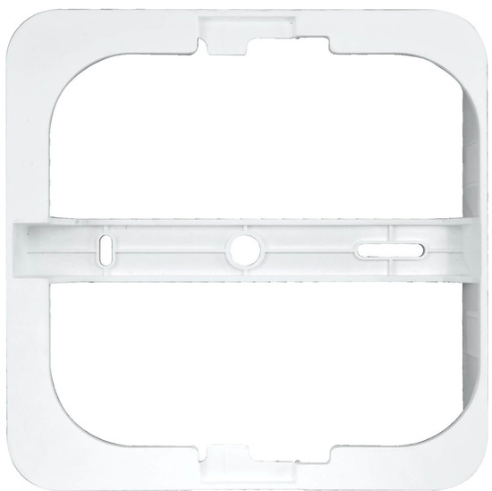 e2 Aufbaurahmen für Einbaupanel Style Q 145 eckig Weiß 14,5x14,5cm