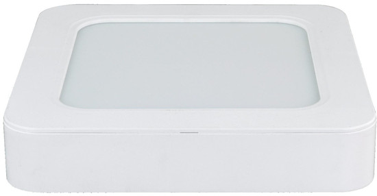 e2 Aufbaurahmen für Einbaupanel Style Q 170 eckig Weiß 17x17cm