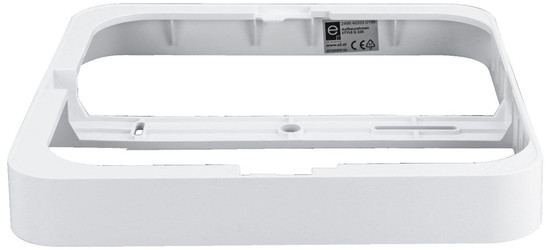 e2 Aufbaurahmen für Einbaupanel Style Q 225 eckig Weiß 22,5x22,5cm