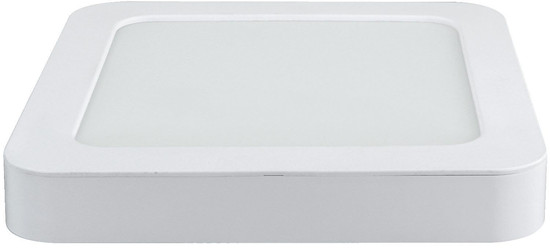 e2 Aufbaurahmen für Einbaupanel Style Q 225 eckig Weiß 22,5x22,5cm
