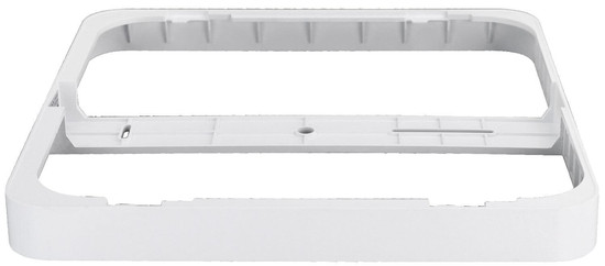 e2 Aufbaurahmen für Einbaupanel Style Q 300 eckig Weiß 30x30cm
