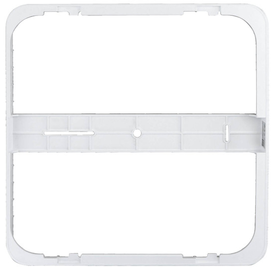 e2 Aufbaurahmen für Einbaupanel Style Q 300 eckig Weiß 30x30cm