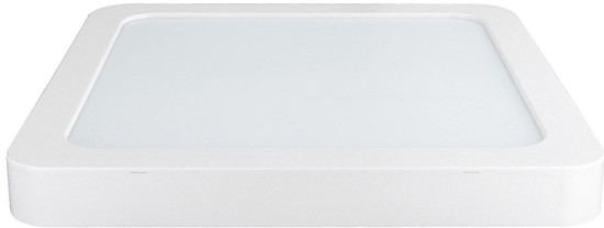 e2 Aufbaurahmen für Einbaupanel Style Q 300 eckig Weiß 30x30cm