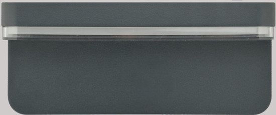 e2 LED Außenwandleuchte Ridos 7W warmweiss 3000K IP44 Anthrazit Aluminium 22x9cm
