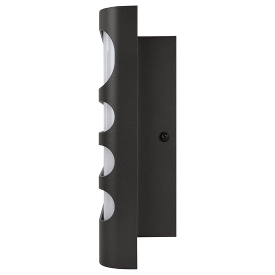 e2 LED Außenwandleuchte Vega 7,5W neutralweiss 4000K IP65 Anthrazit Aluminium 20x16cm