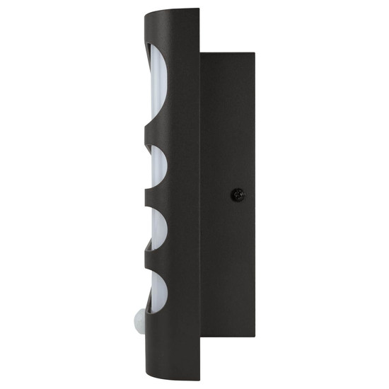 e2 LED Außenwandleuchte Vega 7,5W neutralweiss 4000K Bewegungsmelder IP54 Anthrazit Aluminium 20x16cm