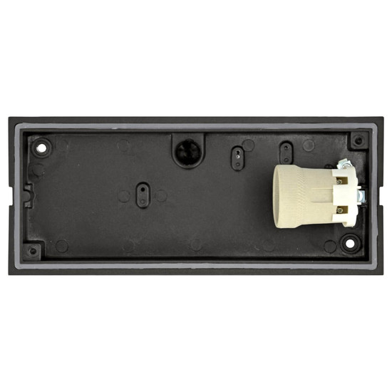 e2 Außenwandleuchte Drago up&down E27 IP44 Anthrazit Aluminium 25x11cm