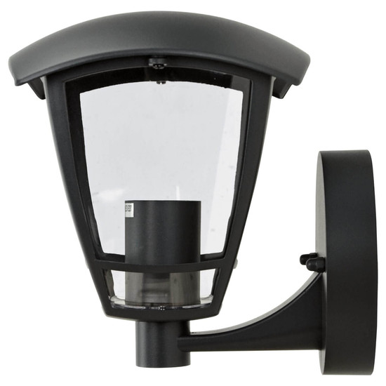 e2 Außenwandleuchte Navi E27 IP44 Anthrazit Aluminium 21x20,5cm