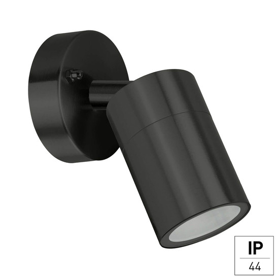 e2 Außenwandleuchte Sirius GU10 IP44 Anthrazit Aluminium 14x10cm