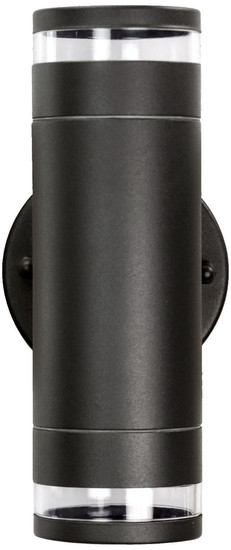e2 Außenwandleuchte Musica up&down 2-flammig GU10 IP44 Anthrazit Aluminium 18,5x9cm