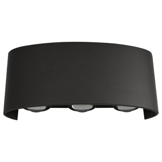 e2 LED Außenwandleuchte Petra up&down 7W CCT warm-/neutralweiss 3000K/4000K/5000K IP54 Anthrazit Aluminium 17x8cm