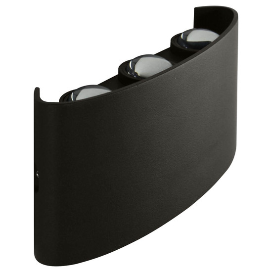 e2 LED Außenwandleuchte Petra up&down 7W CCT warm-/neutralweiss 3000K/4000K/5000K IP54 Anthrazit Aluminium 17x8cm