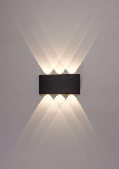 e2 LED Außenwandleuchte Petra up&down 7W CCT warm-/neutralweiss 3000K/4000K/5000K IP54 Anthrazit Aluminium 17x8cm