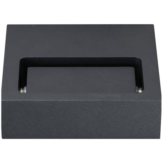 e2 LED Außenwandleuchte Minor 7W neutralweiss 4000K IP65 Anthrazit Aluminium 12x11cm