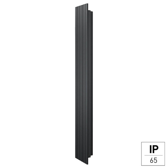 e2 LED Außenwandleuchte Rigel 20W neutralweiss 4000K IP65 Anthrazit Aluminium 100x9,5cm