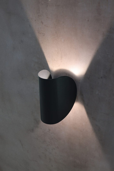 e2 LED Außenwandleuchte Nina 350° up&down 12W CCT warm-/neutral-/tageslichtweiss 3000K/4000K/6000K IP65 Anthrazit Aluminium 20x14cm