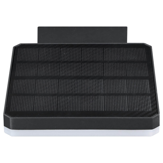 e2 LED Solar-Außenwandleuchte Sika 4,4W neutralweiss 4000K Bewegungsmelder IP54 Anthrazit Aluminium 17x13,5cm